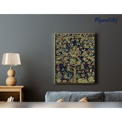 NAIMOER – Kit De Peinture Par Numéros 4 Tableaux Fleurs 20x30cm – Pour Adultes Et Enfants – Pinceaux Et Peintures Inclus