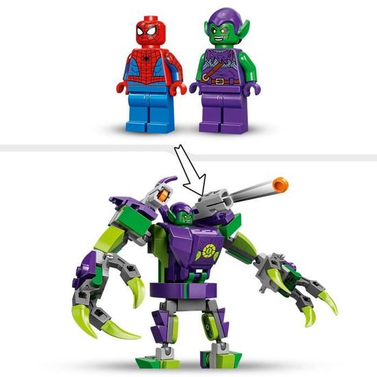 LEGO Marvel 76064 pas cher, Spider-Man contre le Bouffon Vert
