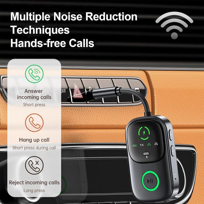 RéCepteur éMetteur Bluetooth 5.0, Adaptateur Bluetooth 5.0 Longue PortéE Pour Casque TV PC Haut