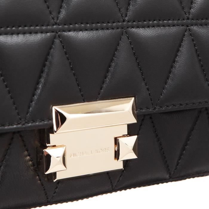 MICHAEL KORS Sac SLOAN 30S7GSLL1L SM CHAIN SHLDR Noir Femme Noir Cdiscount Bagagerie Maroquinerie