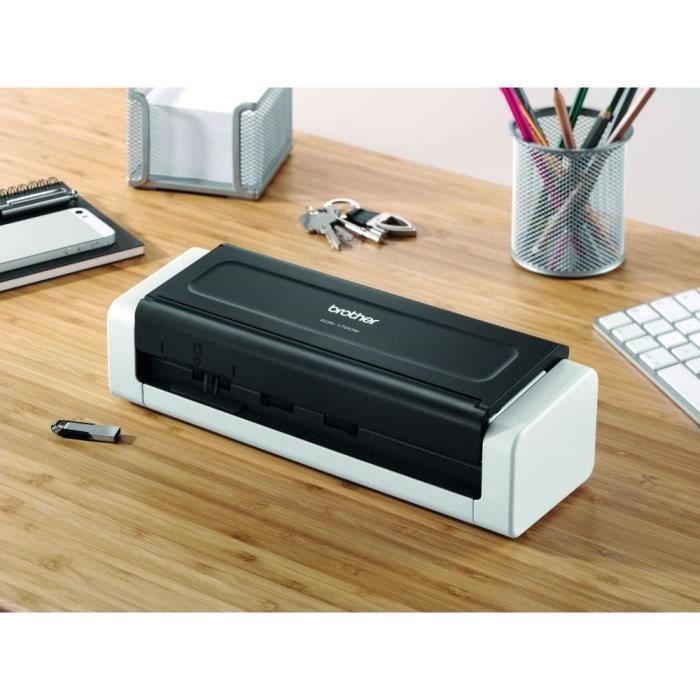 Scanner de documents compact - BROTHER - ADS-1700W - WiFi - Recto-verso -  25ppm - Cdiscount Informatique
