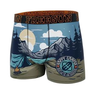 Boxer enfant gris 10 ans FREEGUN à Prix Carrefour