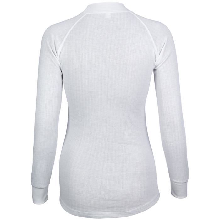 AVENTO Sous-vêtement thermique Manches Longues - Femme - Blanc