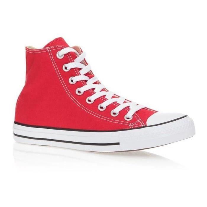 CONVERSE Baskets Montantes All Star Rouge Mixte