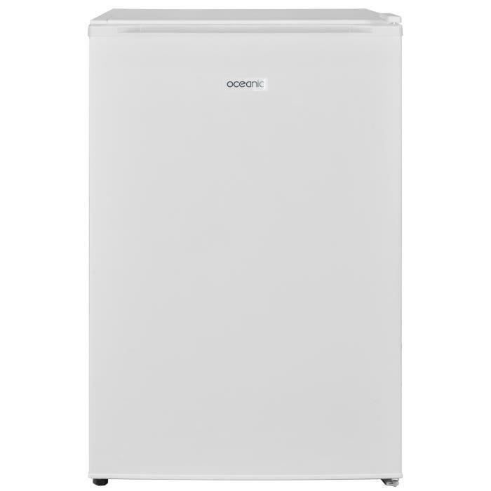 Réfrigérateur OCEANIC - OCEARTT121W - 1 porte - 121L - L54 x H 83,8 x P 59,5 - Blanc