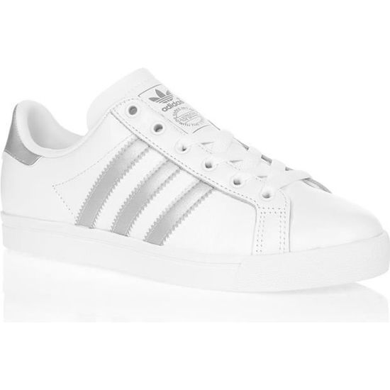 ADIDAS ORIGINALS Baskets Coast Star Femme Blanc et argent
