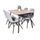 Table a rallonge avec chaise