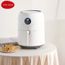 Noir Nestling/® 5.5 L 1800W Friteuse /à Air /Électrique Minuterie et contr/ôle de La Temp/érature,Cuisson /à lair Chaud,Friteuse Sans Huile /Écran tactile num/érique,Programme intelligent