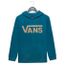 sweat à capuche vans bleu