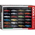 (EG60000822) - Puzzle 1000 pièces Eurographics - Légende Lamborghini - Véhicules et engins - Rouge-0