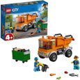 LEGO® City 60220 Le camion de poubelle, Jouet Véhicule avec 2 Mini-figurines et Accessoires, Cadeau pour Enfants de 4 ans et +-0