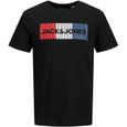 JACK & JONES T-Shirt Noir Homme-0