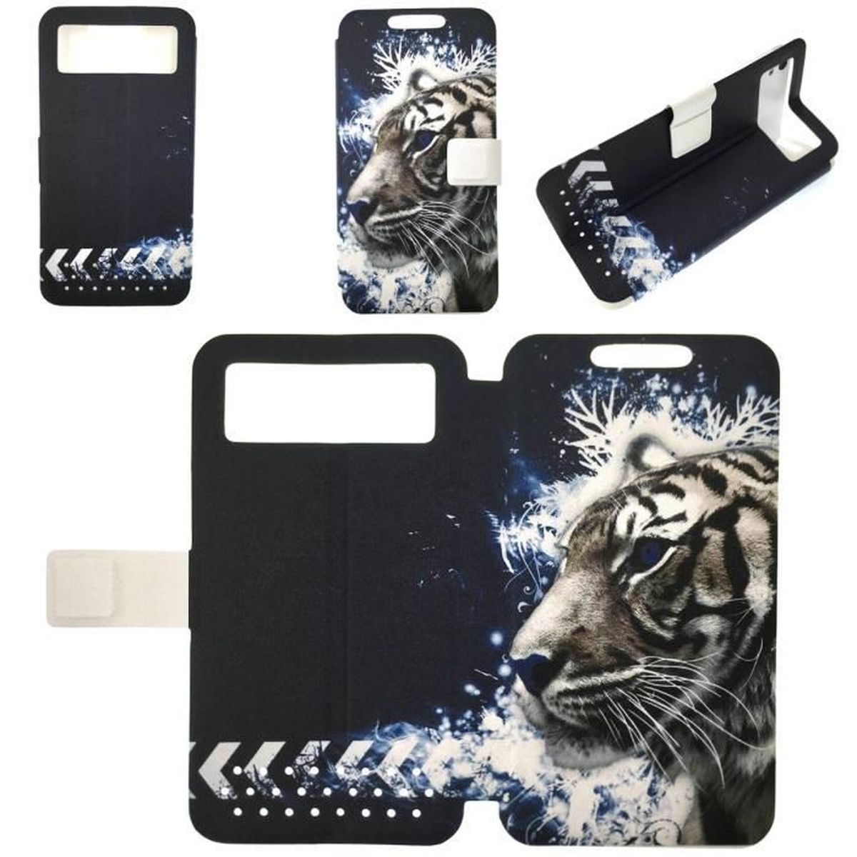 Housse Etui Coque Crosscall Trekker-X1 Compatible SIMILI cuir 
