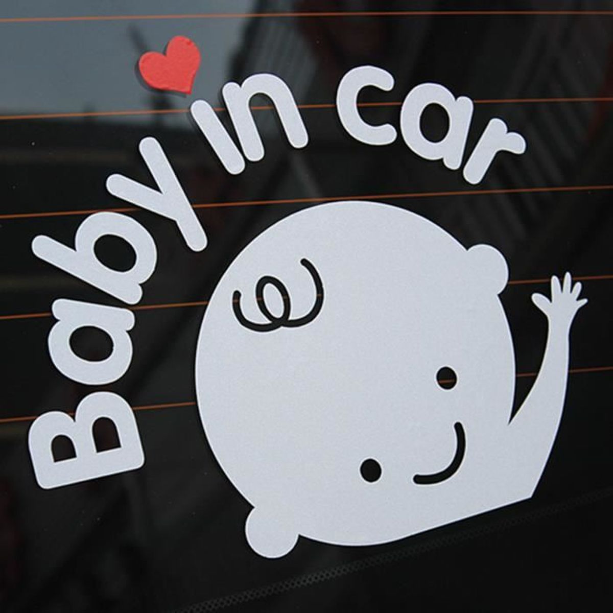 Baby In Car Bebe A Bord Voiture Securite Sticker Autocollant Adhesif Decoratif Cdiscount Auto