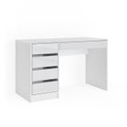 Vicco Coiffeuse Sherry, Blanc Haute brillance, 120 cm