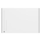 Radiateur électrique fixe à inertie sèche céramique - BESTHERM - ALBA 1500W - horizontal blanc