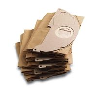 Sachet filtre papier à deux épaisseurs pour KARCHER WD2200 / A2003 / 2004 / 2054Me - paquet de 5 pièces