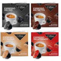CELLINI - 120 Capsules de café compatibles Dolce Gusto -  Kit de dégustation de café
