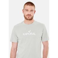 KAPORAL - T-shirt gris homme 100% coton  LERES