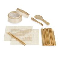 Kit en bambou pour sushis - 10039622-0