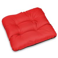 Coussin pour Chaise, Siège, Banc de Jardin, Canapé - Lot de 8 x 45x45 cm - Rouge
