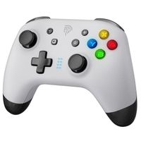 Manette WINKOO Pro Switch-Lite-OLED Bluetooth-Programmable-Turbo-Double Moteur-Joystick PC-Steam-Téléphone iOS Android Blanc