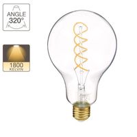 Ampoule LED géante, culot E27, 4W cons. (27W eq.), lumière blanc chaud