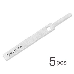 ENROULEUR 5PCS Blanc--KUULAA organisateur de câble pour téléphone câble USB enrouleur de fil porte-écouteurs protecteur