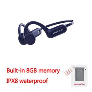 CASQUE - ÉCOUTEURS bleu 8g sd ipx8-Écouteurs sans fil Bluetooth TWS à