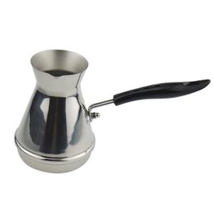 Madacha Pot /à caf/é//Cafeti/ère Turka Fabriqu/ée en Russie Utilisable sur Tous Feux sauf Induction 450 ML Cuivre /étam/é