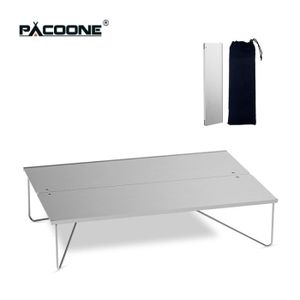 TABLE DE CAMPING Blanc - Mini table d'extérieur ultralégère pliable