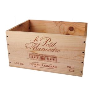 Une boîte de Rangement pour lemballage dune Bouteille de vin Rouge au vin Une Caisse à vin en Bois Hztyyier Boîte à Bouteilles en Bois Vintage avec Une Finition Antique 