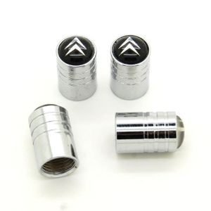Lot De 4 Bouchons De Valve En Aluminium Avec Logo Renault Noir - Style Élégant Pour Voiture, Vélo, Moto