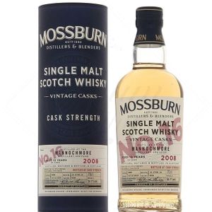 WHISKY BOURBON SCOTCH Mossburn Whisky No.16 Mannochmore Speyside 10Yo 56