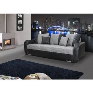 Canape 3 Places Gris