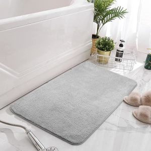 80 x 50 cm tapis de bain en imitation cachemire lavable VPOW Tapis de bain antid/érapant pour salle de bain moelleux et doux en microfibre pour baignoire ou douche