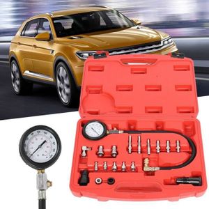 GOTOTOP Coffret Testeur de Compression Fuite de Cylindre de Moteur Auto Camion Adaptateur M12 M14 