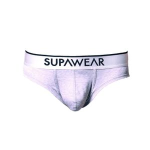 CULOTTE - SLIP Supawear - Sous-vêtement Hommes - Slips Homme - HERO Brief Light - Gris