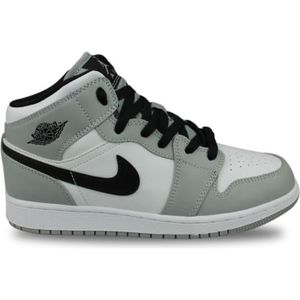 BASKET Basket Air Jordan 1 Mid Light Smoke Grey Junior - 