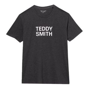 T-SHIRT T-shirt Gris Anthracite Homme Teddy Smith Basic Mc