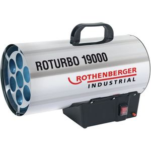 RADIATEUR D’APPOINT Générateur d'air chaud - ROTHENBERGER - Roturbo 19000 - 18,5 kW - Bas - Gris
