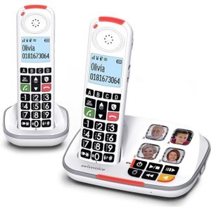 Téléphone fixe Xtra 2355 Duo, Téléphone Sans Fil Dect À Larges To
