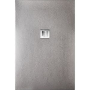 couleur blanc The Living Design Setubal/ /–/ Receveur de douche Acrylique Polyester, 90/ x 70/ x 6/ cm