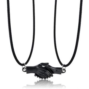 Collier De Couple avec PoignéE De Console De Jeu,Collier De PoignéE De Console De Jeu Hip Hop LUCEISS Collier Pendentif Manette De Jeu MagnéTique Couple A
