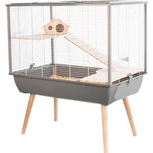 CAGE Cage Neo Silta Petits Rongeurs Gris