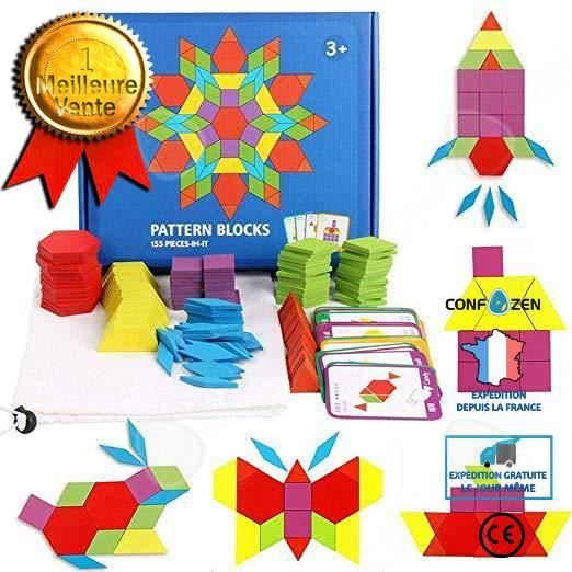 Puzzle bois tangram - Cdiscount