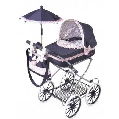 Grand landau Poussette pour poup e poign e haute de 81 cm