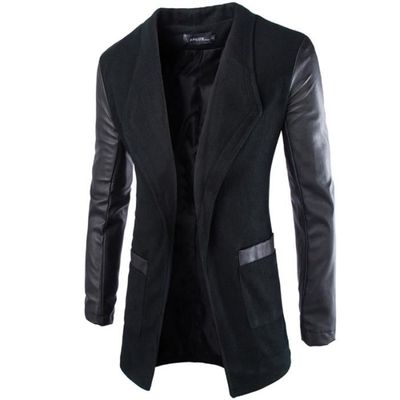 Manteau pour homme hiver en L Noir Cdiscount Pret a Porter