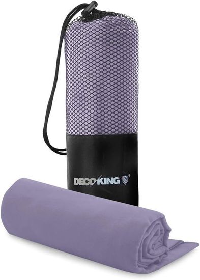 Serviette De Sport Microfibre 120x50 Cm - Avec Poche Zippée - Pour Salle De Sport, Piscine, Voyage - Rapide Séchage - 13