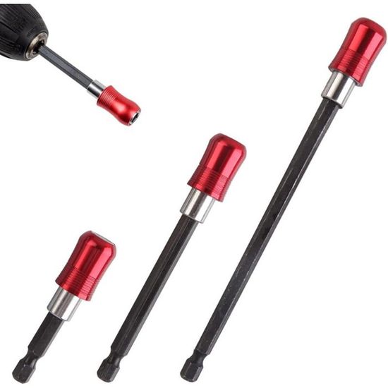 Embout Visseuse Placo Porte-embouts Magnétiques 1/4" - Kit 9 Pièces (PH2 Inclus) Porte Embout Visseuse